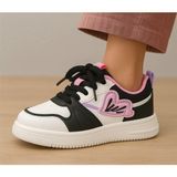 Cool Megan-Flt 31/36 Kız Çocuk Cırtlı ve Bağcıklı Sneaker Spor Günlük Ayakkabı - Beyaz - Lila