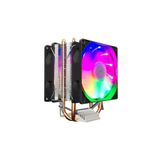 Cool Moon Coolmoon P22 RGB İşlemci Soğutucu Fan – Çift Fanlı Bakır Kanallı , Intel AMD Uyumlu CPU Fanı