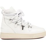 Cool Moon Kürklü Bayan Sneaker Bot 365050 Deri Dış Materyal ile Şık Görünüm Sunar - Beyaz