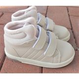Cool Pepe Uzun Patik Çocuk Uzun Konç Cırtlı Sneaker Spor Ayakkabı - Bej