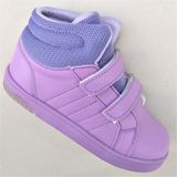 Cool Pepe Uzun Patik Çocuk Uzun Konç Cırtlı Sneaker Spor Ayakkabı - Mor