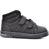 Cool Pepe Uzun Patik Çocuk Uzun Konç Cırtlı Sneaker Spor Ayakkabı - Siyah