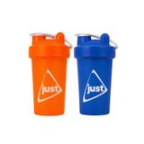 Cool Plastik Just Shaker 550 ML Ölçekli ve Sızdırmaz Kapaklı 2'li Set (Turuncu+Mavi)