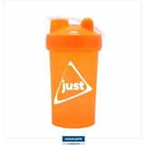 Cool Plastik Just Shaker 550 ML Ölçekli ve Sızdırmaz Kapaklı Protein Shaker - Turuncu
