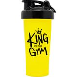 Cool Plastik King Of The Gym Shaker 650 ML Ölçekli ve Sızdırmaz Kapaklı Protein Shaker - Sarı