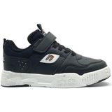Cool Prax Cırtlı Ortopedik Taban Sneaker Unisex Çocuk Spor Ayakkabı - Siyah