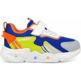 Cool Ruby Ptk 26/30 Çocuk Işıklı Taban Sneaker Spor Ayakkabı - Saks