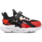 Cool Ruby Ptk 26/30 Çocuk Işıklı Taban Sneaker Spor Ayakkabı - Siyah - Kırmızı