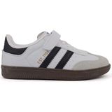 Cool Samba Beyaz Siyah Cırtlı Ortopedik Erkek Çocuk Sneaker Spor Ayakkabı - Beyaz - Siyah