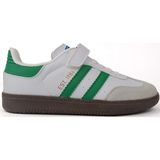 Cool Samba Beyaz Yeşil Cırtlı Ortopedik Erkek Çocuk Sneaker Spor Ayakkabı - Beyaz-Yeşil