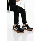 Cool Siyah Cırtlı Bağcıklı Unisex Çocuk Spor Ayakkabı Berry F