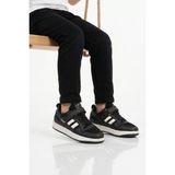 Cool Siyah Fileli Hafif Cırtlı Unisex Çocuk Spor Ayakkabı Stella F
