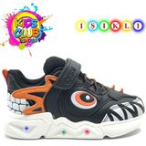 Cool Stego Işıklı Ortopedik Çocuk Spor Ayakkabı - Siyah