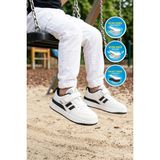 Cool Stella F Beyaz-Siyah Unisex Çocuk Spor Ayakkabı - Beyaz - Siyah