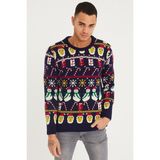 Cool Street Erkek Lacivert Christmas Yılbaşı KAZAĞI-NOELKZKR02S - XL