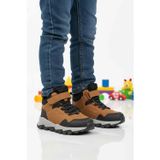 Cool Taba Gri Cırtlı Kaymaz Unisex Cırtlı Çocuk Bot Doruk P
