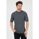 Cool Tarz Antrasit Erkek Yuvarlak Yaka Örme T-SHIRT-TRZ2252001R03S