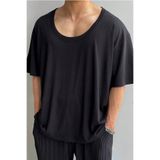 COOL TARZ Erkek Oversize Tişört Bisiklet Yaka Basic Salaş Kesim Günlük Casual Rahat Yazlık T-Shirt