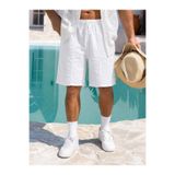 COOL TARZ Premium %100 Pamuk Bağcıklı Erkek Şort – Relax Fit Yazlık Old Money Şort