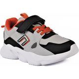 Cool Tokyo Filet Çocuk Cırtlı Sneaker Spor Ayakkabı - Gri