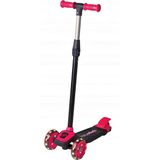 Cool Wheels 3 Tekerlekli Işıklı Twist Scooter Pembe Eğlenceli Tasarım