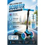 Cool Wheels Mavi Twist Işıklı 3 Tekerlekli Scooter - Işıklı Scooter - Coolwheels Scooter - Çocuk Scooter - İttir Git
