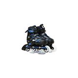 Cool Wheels Style Işıklı 4 Tekerlekli 2+2 Ayarlanabilir Paten - Mavi - 34 - 37
