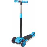 Cool Wheels Tulpar 3 Tekerlekli Işıklı Katlanır Scooter 2 - 4 Yaş Mavi Renkli Tasarım