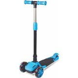 Cool Wheels Tulpar 4 Yaş Ve Üzeri 40kg 3 Tekerlekl Katlanabilir Işıklı Mavi Çocuk Scooter