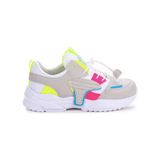 Cool Y3 Gri-Pembe Lastik Bağ Anatomik Kız Çocuk Spor Ayakkabı - Gri - Pembe