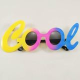 Cool Yazılı Rengarenk Parti Gözlüğü 21x8 cm (5264)