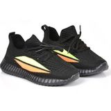Cool Yezzy Işıklı Unisex Çocuk Günlük Spor Ayakkabı - Siyah