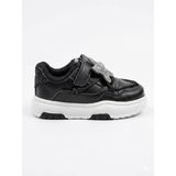 Cool Yıldız Cırtlı Ortopedik Taşlı Sneaker Kız Çocuk Spor Ayakkabı - Siyah