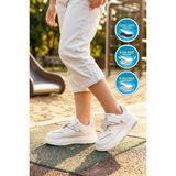 Cool Yıldız P Beyaz-Gümüş Kız Çocuk Spor Ayakkabı - Beyaz - Gümüş