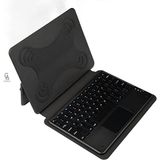Coolacs Apple iPad 8 2020 (8.nesil) 10.2" Uyumlu Touch Padli Tablet Kılıfı Bluetooth Bağlantılı Klavye - iPad 8.Nesil 10.2" - Siyah