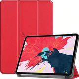 Coolacs Apple iPad Air 11 Inç 2024 Uyumlu Tablet Kılıf Smart Özellikli Uyku Modlu Kapaklı Tablet Kılıfı - Apple iPad Air 11 inç 2032 - Kırmızı