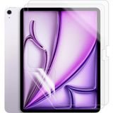 Coolacs Apple iPad Air 13 Inç 2026 M4 Uyumlu Tam Koruma Nano Esnek Tablet Kırılmaz Ekran Koruyucu 2 Adet - iPad Air 13 2026 M5 - Şeffaf