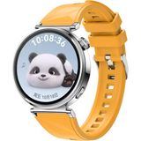 Coolacs Huawei Watch Gt4 41MM Uyumlu Kordon Yumuşak Esnek Silikon Kordon Kayış - Sarı
