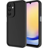 Coolacs Samsung Galaxy A25 ile Uyumlu Kılıf Kamera Korumalı Yüksek Kenarlı Kapak - Siyah