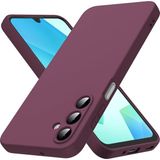 Coolacs Samsung Galaxy A57 ile Uyumlu Kılıf Içi Kadife Lansman Tasarım Telefon Kılıfı Kapak - Koyu Mor
