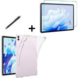 Coolacs Samsung Galaxy Tab S8 Ultra SM-X900 Uyumlu Köşe Dolgulu Tablet Kılıfı Ekran Koruycu Kalem Seti - Galaxy Tab S9 Ultra SM-X910 - Şeffaf