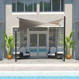 Coolaroo %95 UV Blok Çift Gölgeli Parıltılı Dış Mekan Güneşlik Yelken Veranda, Bahçe, Havuz ve Arka Bahçe için Donanım Kitiyle Birlikte 30 cm x 20 cm; Dikdörtgen, Kaldırım Taşı