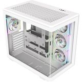 Cooler Master Elite 600 Curve TG Beyaz 850W 80+ Gold Gen5 ARGB 4x12 Fan, Back-Connect destekli MidTower Kasa (E600-WGNN85-S01) - 850 W