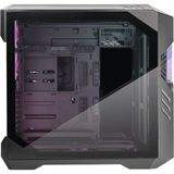 Cooler Master HAF700 EVO Tempered Glass ARGB Ledli LCD Ekran Mesh Ön Panel, Titanyum Gri Renkli FullTower Kasa (H700E-IGNN-S00)