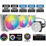Cooler Master Masterliquid 360L Core Işlemci Soğutucu Amd ve Intel Uyumlu 360MM Sıvı Soğutma Sıvı Soğutucu Beyaz