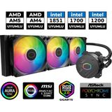 Cooler Master MasterLiquid 360L Core İşlemci Soğutucu AMD ve Intel Uyumlu 360mm Sıvı Soğutma Sıvı Soğutucu Siyah