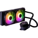 Cooler Master Masterliquid Lite 240L Core Argb Işlemci Sıvı Soğutma Sistemi Radyatör Boyutu: 240MM Için: LGA1156 Am2 Am2+ Am3 LGA1155 Am3+ Fm1 Fm2 LGA1150 Fm2+ LGA1151 Am4 LGA1200 LGA1700 Am5