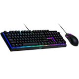 Cooler Master MS110 RGB klavye ve oyun faresi kombinasyonu – doğrusal mem-chanik anahtar, 26 gölgeleme önleyici tuş, on-board kontrolü, 4 DPI ayarlı oyun faresi – FR düzeni
