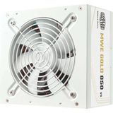 Cooler Master MWE V3 Beyaz 850W 80+ Gold, PCIe Gen 5.0, ATX 3.1, 120mm Fanlı PSU (MPE-8506-ACAG-GEU) - 850 W