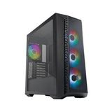 COOLERMASTER CM MasterBox 520 Tempered Glass ARGB 4x120mm Fanlı, Mesh Ön Panel Pencereli MidTower Kasa